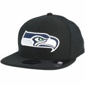 New Era - NFL Svart snapback Keps - Seattle Seahawks Dryera Tech 9Fifty Black Snapback @ Hatstore