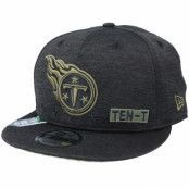 New Era - NFL Svart snapback Keps - Tennessee Titans Salute To Service NFL 20 Heather Black Snapback @ Hatstore