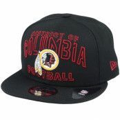 New Era - NFL Svart snapback Keps - Washington Redskins NFL 20 Draft Alt 9Fifty Black Snapback @ Hatstore