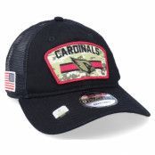 New Era - NFL Svart trucker Keps - Arizona Cardinals NFL Salute To Service 9TWENTY Black/Camo Trucker @ Hatstore