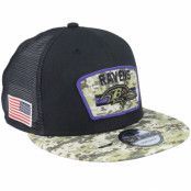 New Era - NFL Svart trucker Keps - Baltimore Ravens NFL21 Salute To Service 9FIFTY Black/Camo Trucker @ Hatstore