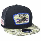 New Era - NFL Svart trucker Keps - Buffalo Bills NFL21 Salute To Service 9FIFTY Black/Camo Trucker @ Hatstore