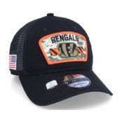 New Era - NFL Svart trucker Keps - Cincinnati Bengals NFL21 Salute To Service 9TWENTY Black/Camo Trucker @ Hatstore