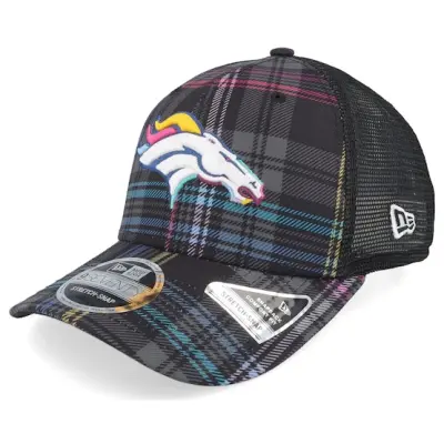 New Era - NFL Svart trucker Keps - Denver Broncos NFL24 Crucial Catch 9SEVENTY Tartan Trucker @ Hatstore