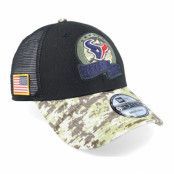 New Era - NFL Svart trucker Keps - Houston Texans M 9FORTY NFL Salute To Service 22 Black/Camo Trucker @ Hatstore