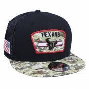 New Era - NFL Svart trucker Keps - Houston Texans NFL21 Salute To Service 9FIFTY Black/Camo Trucker @ Hatstore