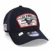 New Era - NFL Svart trucker Keps - Houston Texans NFL21 Salute To Service 9TWENTY Black/Camo Trucker @ Hatstore