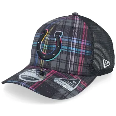 New Era - NFL Svart trucker Keps - Indianapolis Colts Nfl24 Crucial Catch 9seventy Tartan Trucker @ Hatstore