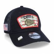 New Era - NFL Svart trucker Keps - Kansas City Chiefs NFL Salute To Service 9TWENTY Black/Camo Trucker @ Hatstore