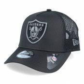 New Era - NFL Svart trucker Keps - Kids Oakland Raiders Tonal Black Trucker @ Hatstore