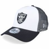 New Era - NFL Svart trucker Keps - Las Vegas Raiders Colour Block White/Black Trucker @ Hatstore