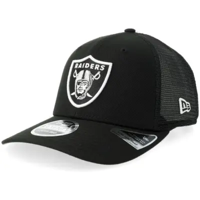 New Era - NFL Svart trucker Keps - Las Vegas Raiders NFL Team 9SEVENTY Black Trucker @ Hatstore