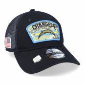 New Era - NFL Svart trucker Keps - Los Angeles Chargers NFL Salute To Service 9TWENTY Black/Camo Trucker @ Hatstore