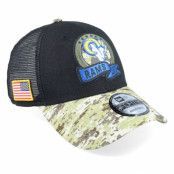 New Era - NFL Svart trucker Keps - Los Angeles Rams M 9FORTY NFL Salute To Service 22 Black/Camo Trucker @ Hatstore