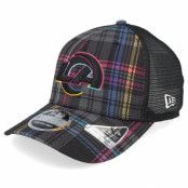 New Era - NFL Svart trucker Keps - Los Angeles Rams NFL24 Crucial Catch 9SEVENTY Tartan Trucker @ Hatstore