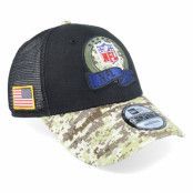 New Era - NFL Svart trucker Keps - M 9FORTY NFL Salute To Service 22 Black/Camo Trucker @ Hatstore