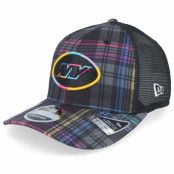 New Era - NFL Svart trucker Keps - New York Jets NFL24 Crucial Catch 9SEVENTY Tartan Trucker @ Hatstore