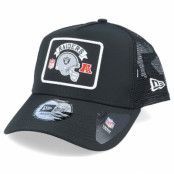 New Era - NFL Svart trucker Keps - Oakland Raiders NFL Wordmark Black Trucker @ Hatstore