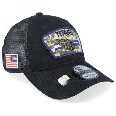 New Era - NFL Svart trucker Keps - Tennessee Titans NFL Salute To Service 9TWENTY Black Trucker @ Hatstore