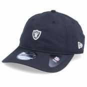 New Era - NFL Svart unconstructed Keps - Oakland Raiders NFL Team Packable Black Adjustable @ Hatstore