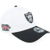 New Era - NFL Vit adjustable Keps - Hatstore Exclusive x Las Vegas Raiders Super Bowl 9FORTY White/Black A-Frame Trucker @ Hatstore