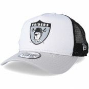 New Era - NFL Vit adjustable Keps - Las Vegas Raiders Throwback Trucker White Adjustable @ Hatstore