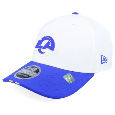 New Era - NFL Vit adjustable Keps - Los Angeles Rams NFL 25 Training 9SEVENTY White/Royal Adjustable @ Hatstore