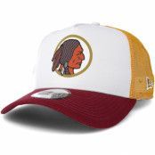 New Era - NFL Vit adjustable Keps - Washington Redskins Throwback Trucker White Adjustable @ Hatstore