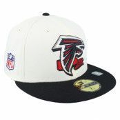 New Era - NFL Vit fitted Keps - Atlanta Falcons NFL22 Sideline 59FIFTY White/Black Fitted @ Hatstore