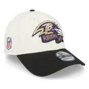 New Era - NFL Vit flexfit Keps - Baltimore Ravens NFL22 Sideline 39THIRTY White/Black Flexfit @ Hatstore