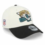 New Era - NFL Vit flexfit Keps - Jacksonville Jaguars NFL22 Sideline 39THIRTY White/Black Flexfit @ Hatstore