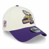 New Era - NFL Vit flexfit Keps - Minnesota Vikings NFL22 Sideline 39THIRTY White/Purple Flexfit @ Hatstore