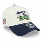 New Era - NFL Vit flexfit Keps - Seattle Seahawks NFL22 Sideline 39THIRTY White/Navy Flexfit @ Hatstore