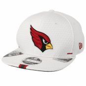 New Era - NFL Vit snapback Keps - Arizona Cardinals 9Fifty On Field 19 Training White Snapback @ Hatstore