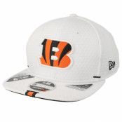 New Era - NFL Vit snapback Keps - Cincinnati Bengals 9Fifty On Field 19 Training White Snapback @ Hatstore