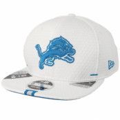 New Era - NFL Vit snapback Keps - Detroit Lions 9Fifty On Field 19 Training White Snapback @ Hatstore