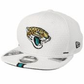 New Era - NFL Vit snapback Keps - Jacksonville Jaguars 9Fifty On Field 19 Training White Snapback @ Hatstore