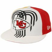 New Era - NFL Vit snapback Keps - Kansas City Chiefs 9Fifty NFL Draft 2019 White/Red/Yellow Snapback @ Hatstore