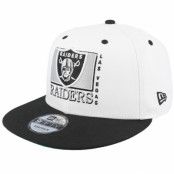 New Era - NFL Vit snapback Keps - Las Vegas Raiders White Crown 9FIFTY White/Black Snapback @ Hatstore