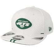 New Era - NFL Vit snapback Keps - New York Jets 9Fifty On Field 19 Training White Snapback @ Hatstore