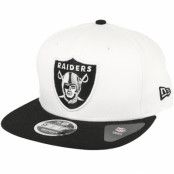 New Era - NFL Vit snapback Keps - Oakland Raiders Contrast Crown 9Fifty White Snapback @ Hatstore