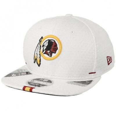 New Era - NFL Vit snapback Keps - Washington Redskins 9Fifty On Field 19 Training White Snapback @ Hatstore