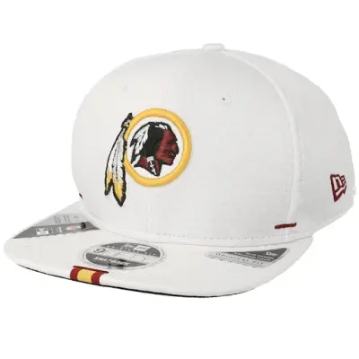 New Era - NFL Vit snapback Keps - Washington Redskins 9Fifty On Field 19 Training White Snapback @ Hatstore