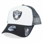 New Era - NFL Vit trucker Keps - Kids Oakland Raiders Colour Block OTC White/Black Trucker @ Hatstore