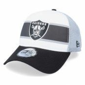 New Era - NFL Vit trucker Keps - Las Vegas Raiders Retro White/Black/Grey Trucker @ Hatstore