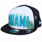 New Era - NFL Vit trucker Keps - Super Bowl LIV Miami 9Fifty White/Black Trucker @ Hatstore