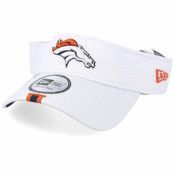 New Era - NFL Vit visor Keps - Denver Broncos On Field 19 Training White Visor @ Hatstore