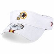 New Era - NFL Vit visor Keps - Washington Redskins On Field 19 Training White Visor @ Hatstore