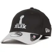 New Era - Svart flexfit Keps - NFL Super Bowl Black/Grey 39Thirty Stretch Fit @ Hatstore