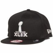 New Era - Svart snapback Keps - NFL Super Bowl Snapback Black 9Fifty @ Hatstore